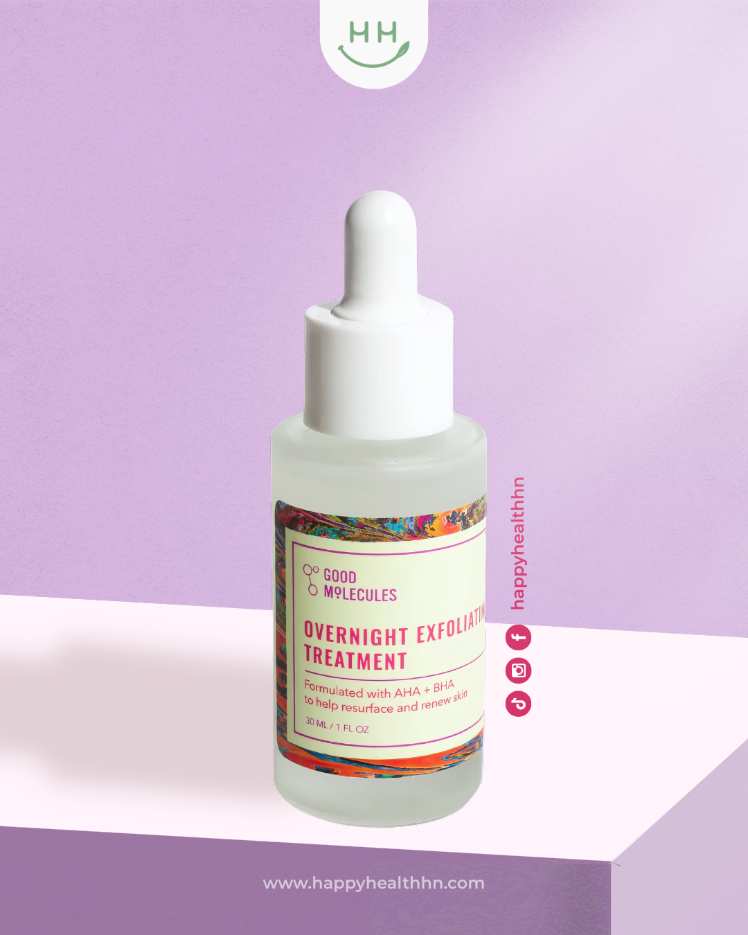 Good Molecules - Exfoliante Facial con fórmula ligera AHA y BHA