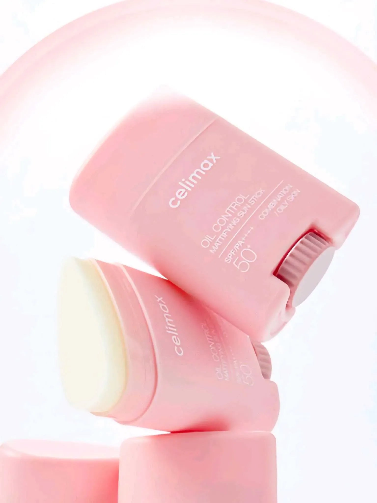Celimax Oil Control Mattifying Sun Stick protector solar en barra con acabado mate