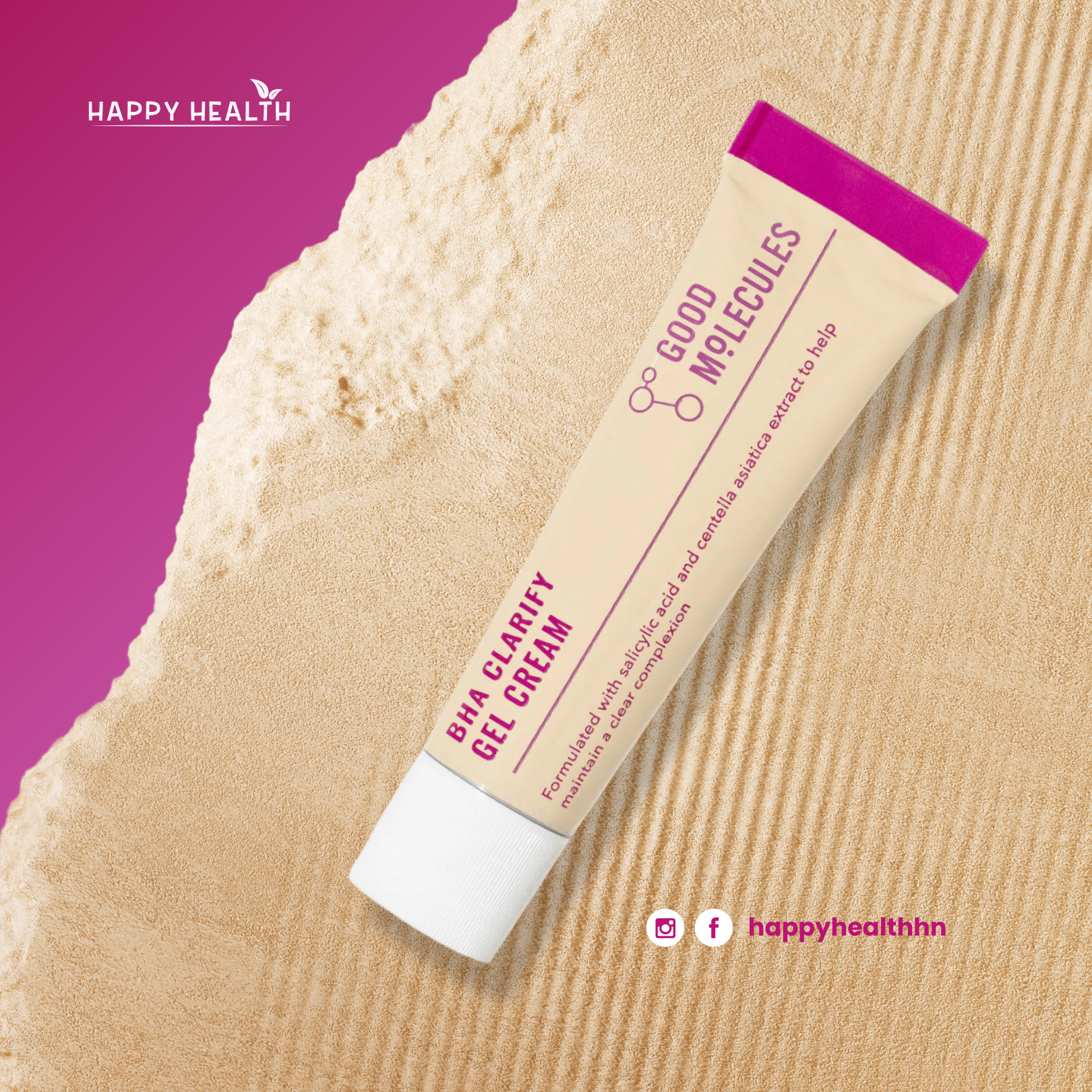 Good Molecules BHA Clarify Gel Cream 30ml ácido salicílico yuzu regaliz CICA gel crema