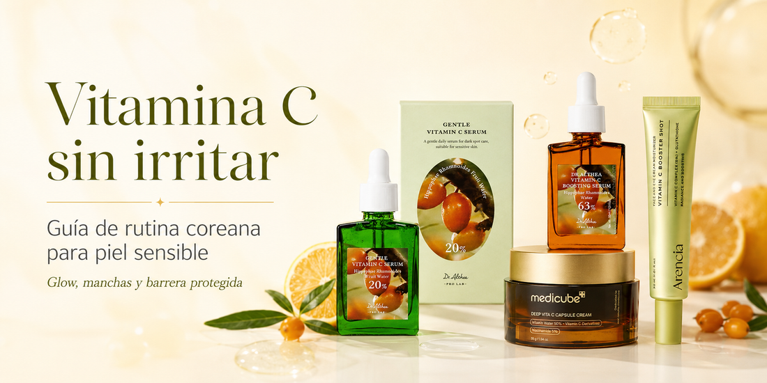 Cómo usar la Vitamina C en tu rutina coreana sin irritar tu piel