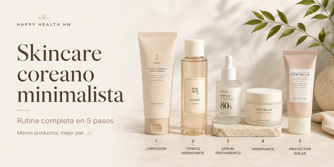 Skincare minimalista coreano: cómo construir una rutina con solo 5 productos