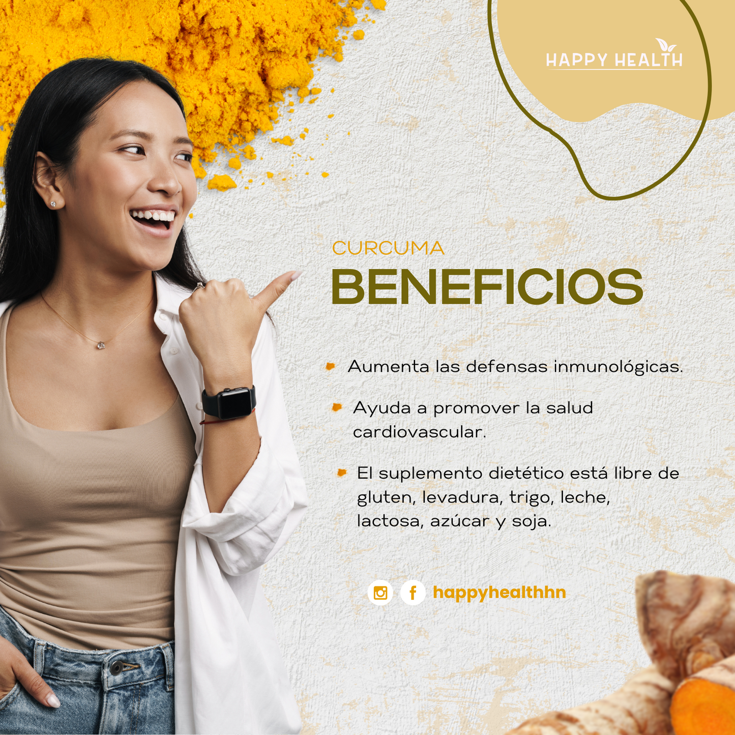 Spring Valley - Turmeric Curcumin con jingibre, 90 capsulas