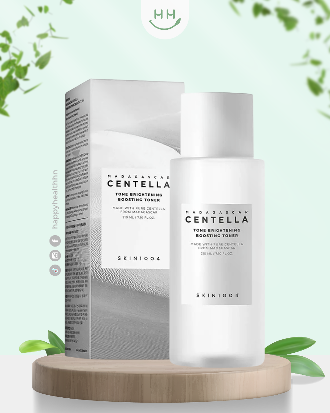 Skin 1004 - Tónico Tone Brightening 210ml - Madagascar Centella