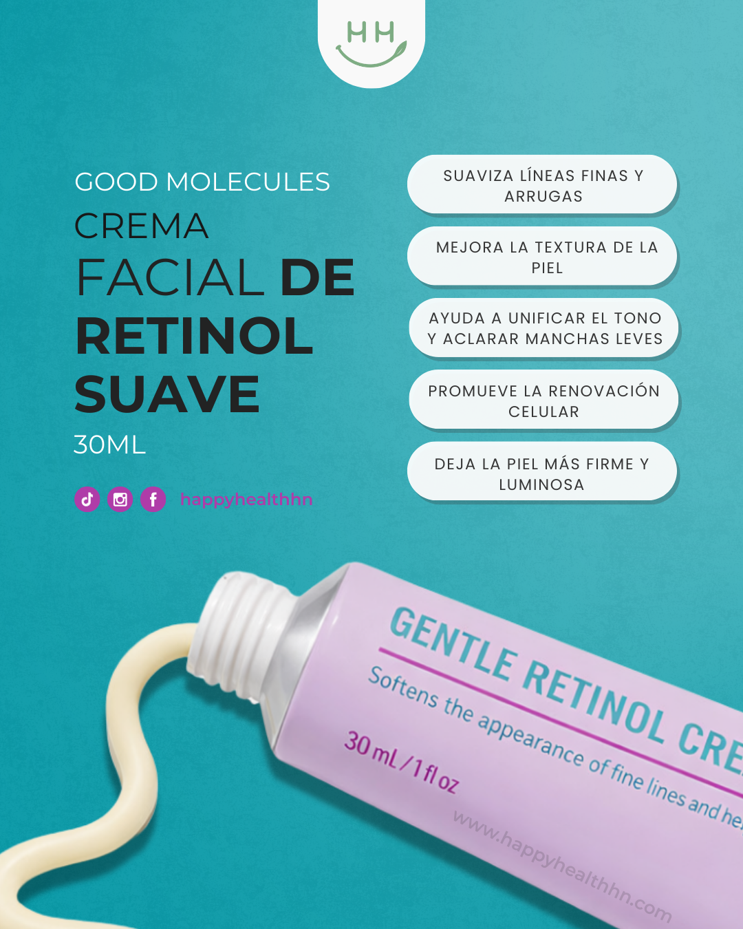 Good Molecules - Crema Antiedad de Retinol (30ml)