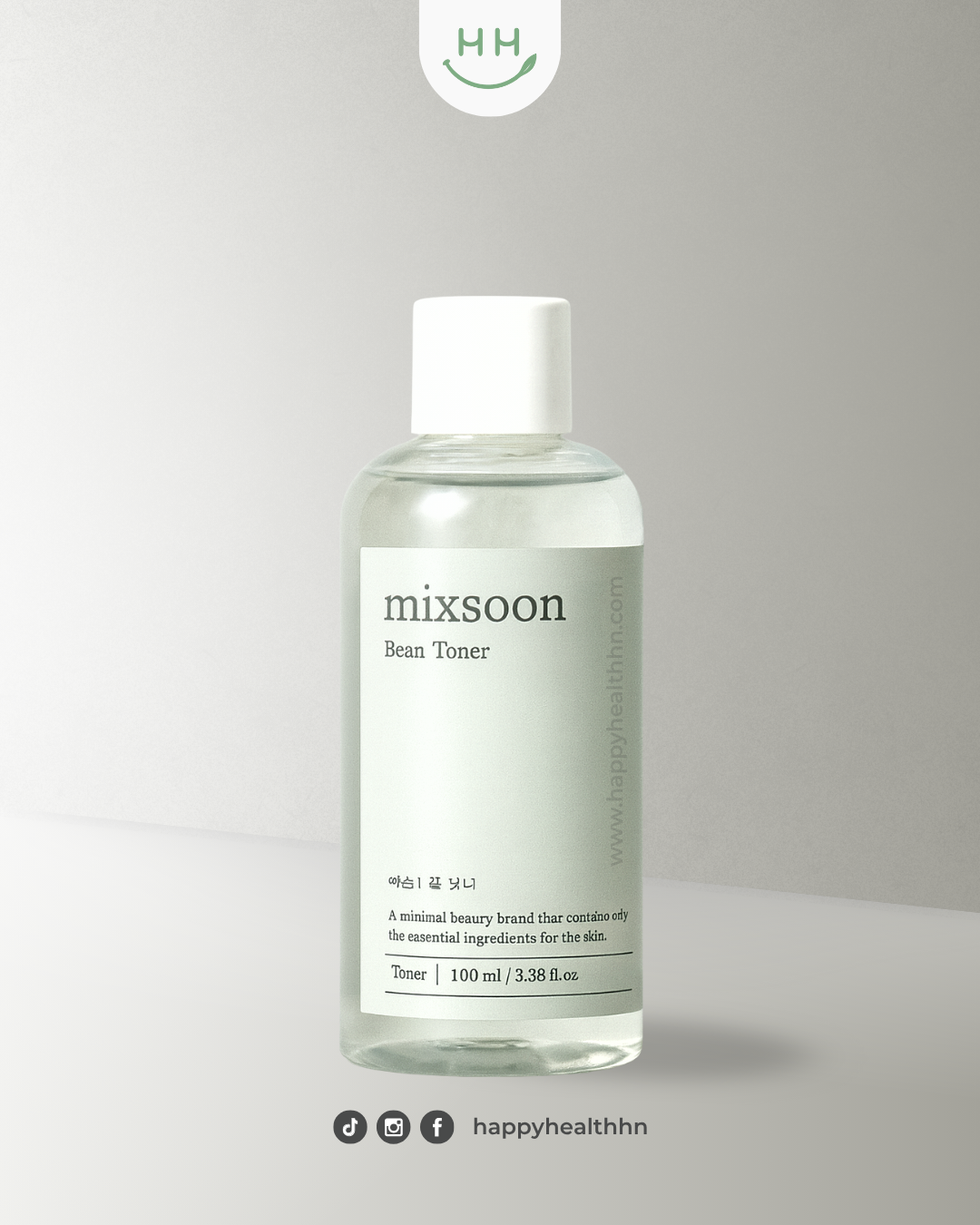 Mixsoon – Tónico Suave con Frijol Fermentado para Piel Lisa e Hidratada (100ml)