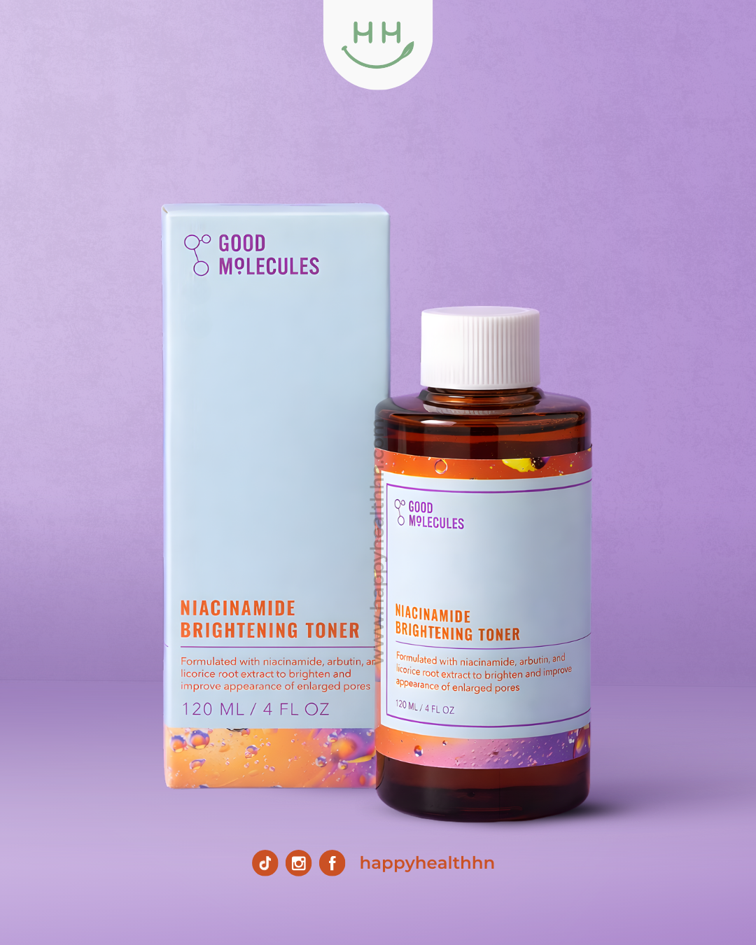 Good Molecules - Tónico Iluminador con Niacinamida y Vitamina C (120ml)