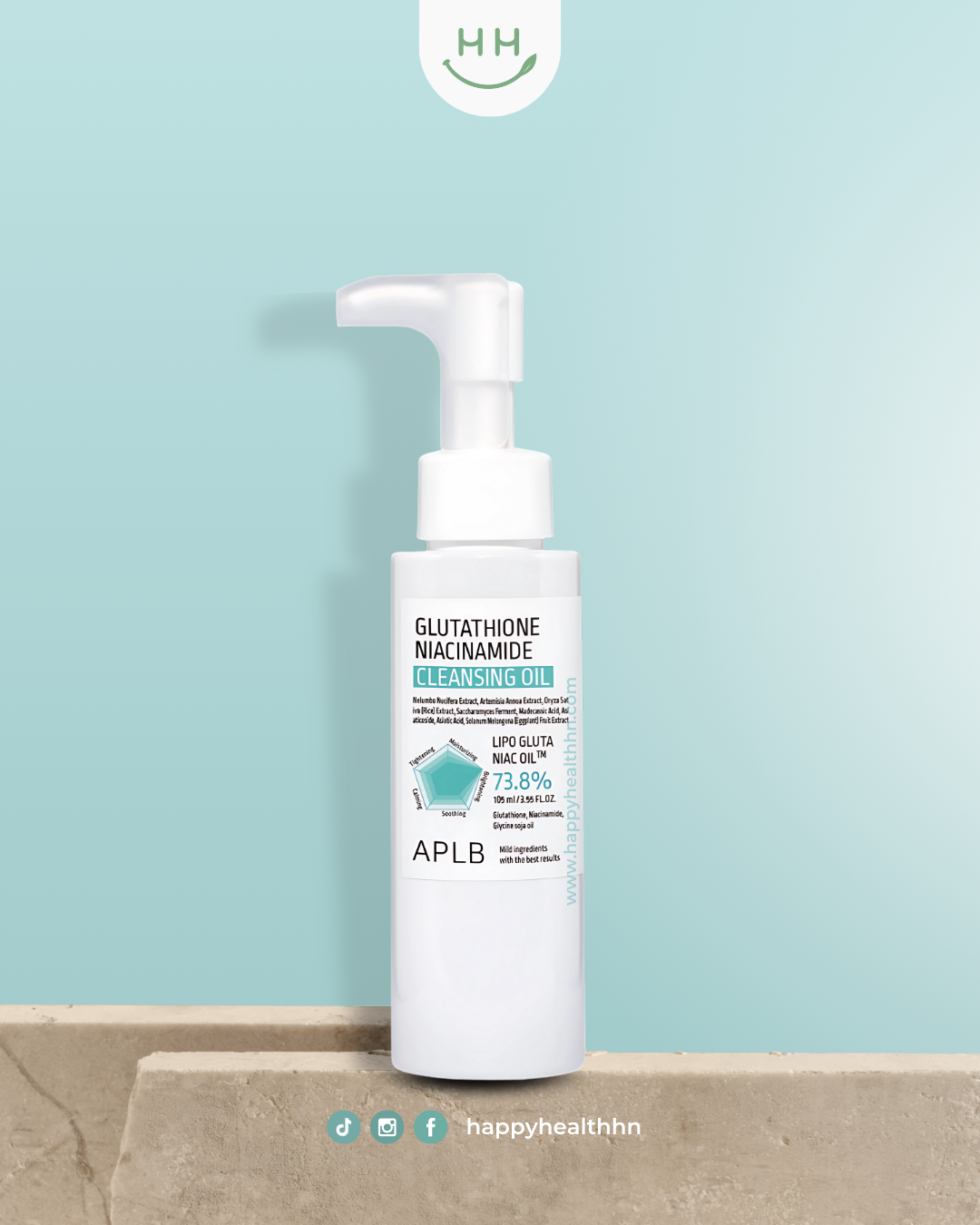 APLB - Aceite Limpiador Glutatión + Niacinamida (105ml)