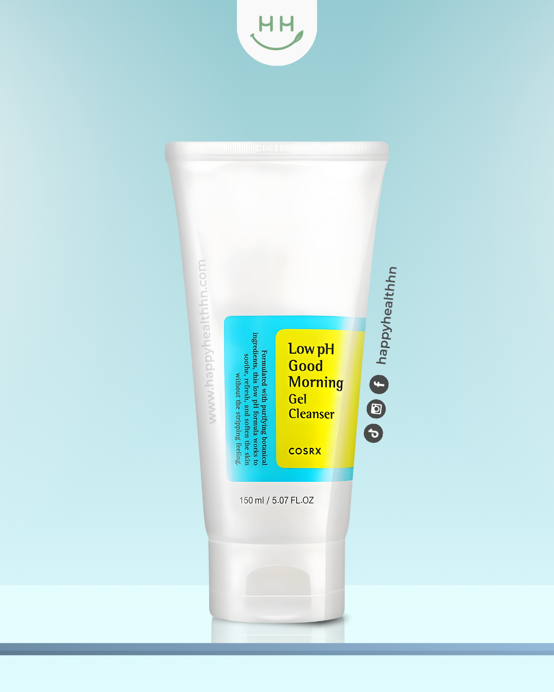 CosRx – Gel Limpiador Facial de pH Bajo para Mantener el Equilibrio Natural de la Piel (150ml)