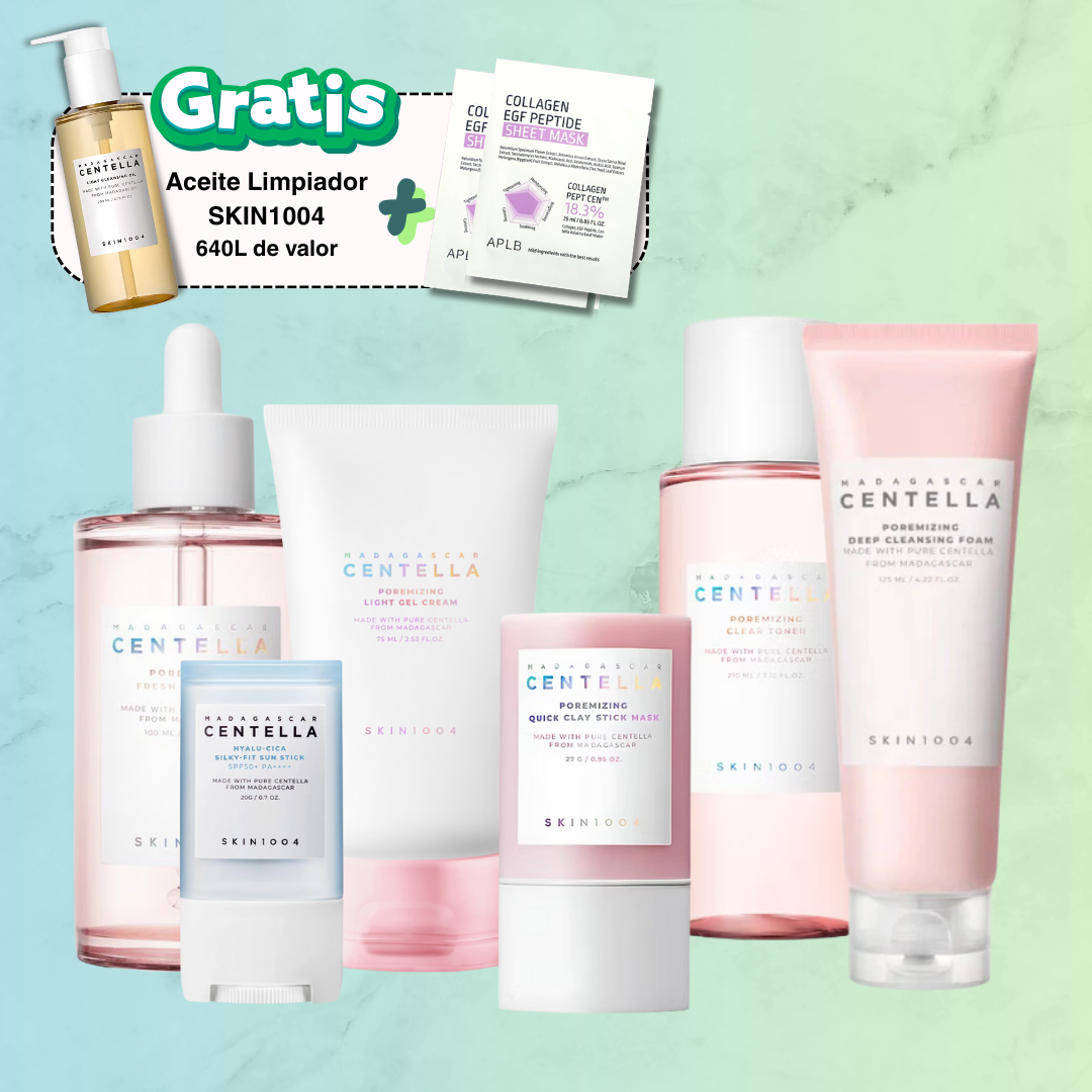 Kit #9 + Aceite Limpiador Gratis - Pieles grasas con poros muy dilatados