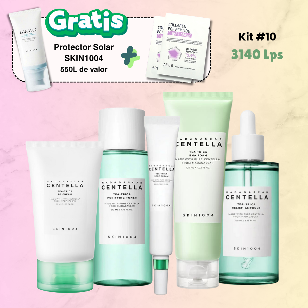 Kit #10 + Protector Solar Gratis - Para tratar la piel propensa al acné