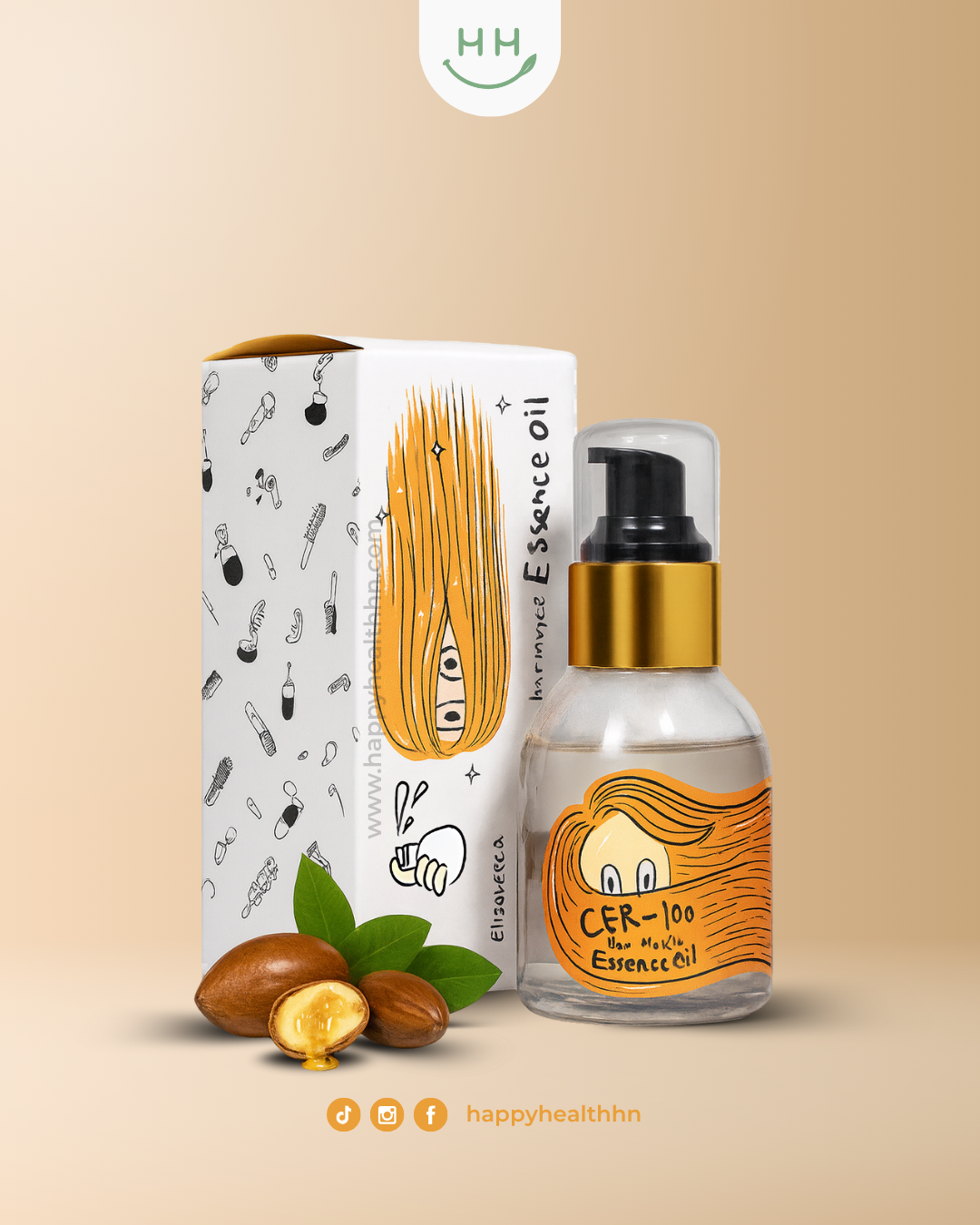 Elizavecca - Aceite Esencial Capilar para Reparación y Fortalecimiento (100ml)