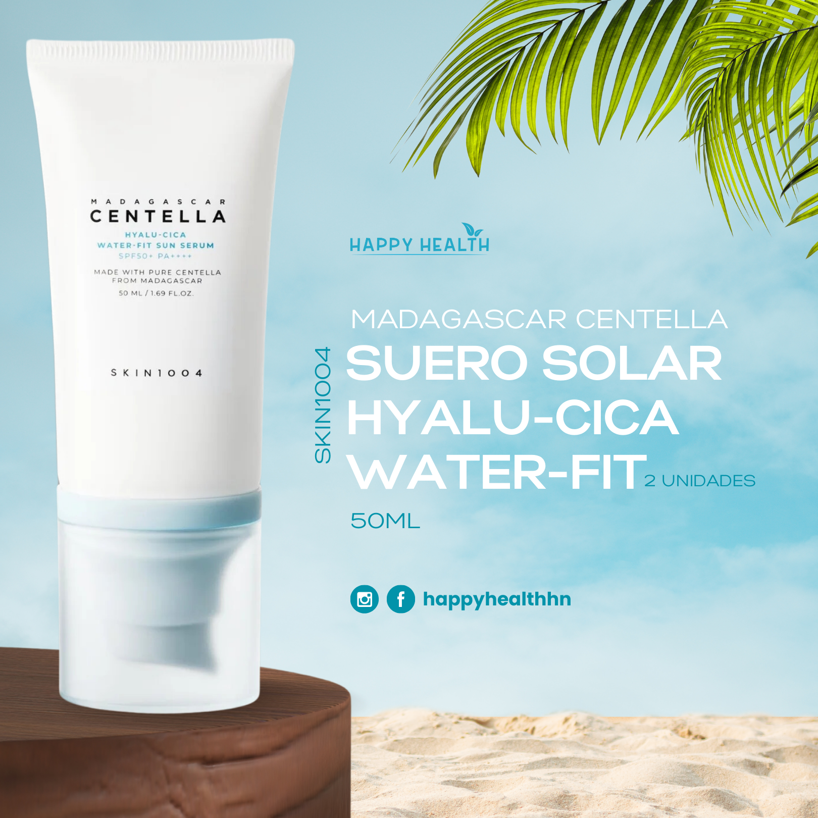 Skin1004 - Set de Protector Solar Hyalu-Cica (2 de 50ml)