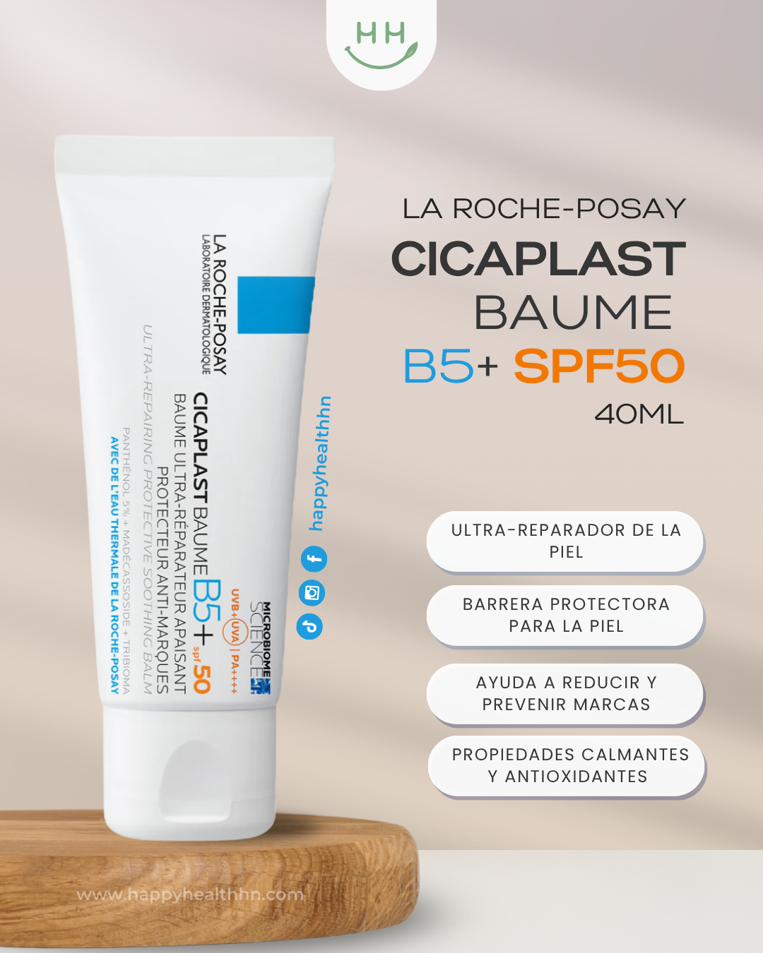 La Roche-Posay - Cicaplast Baume B5 SPF 50 (40ml)