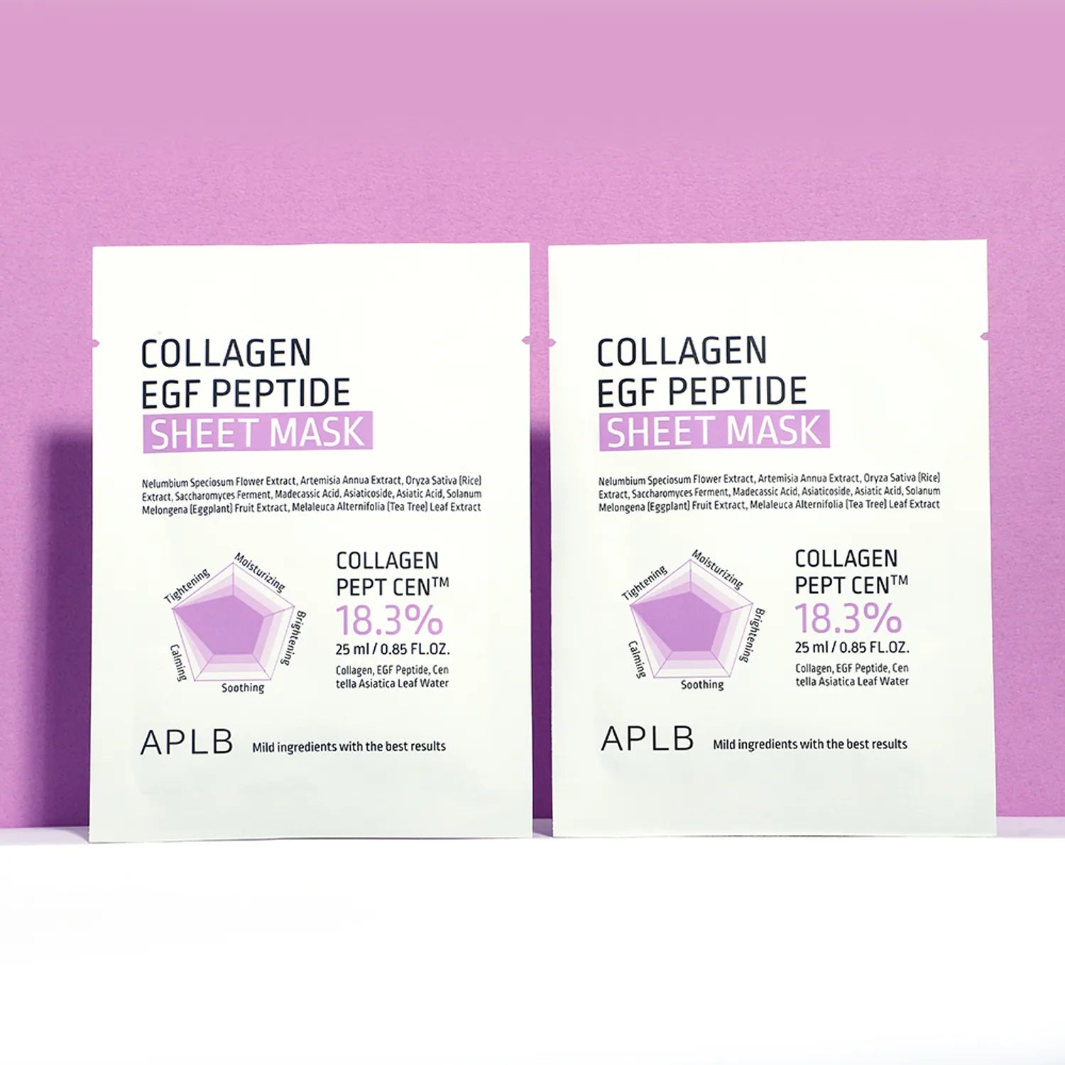 APLB - Mascarilla de Colágeno con EGF y 7 Péptidos Anti-Edad (1 unidad)