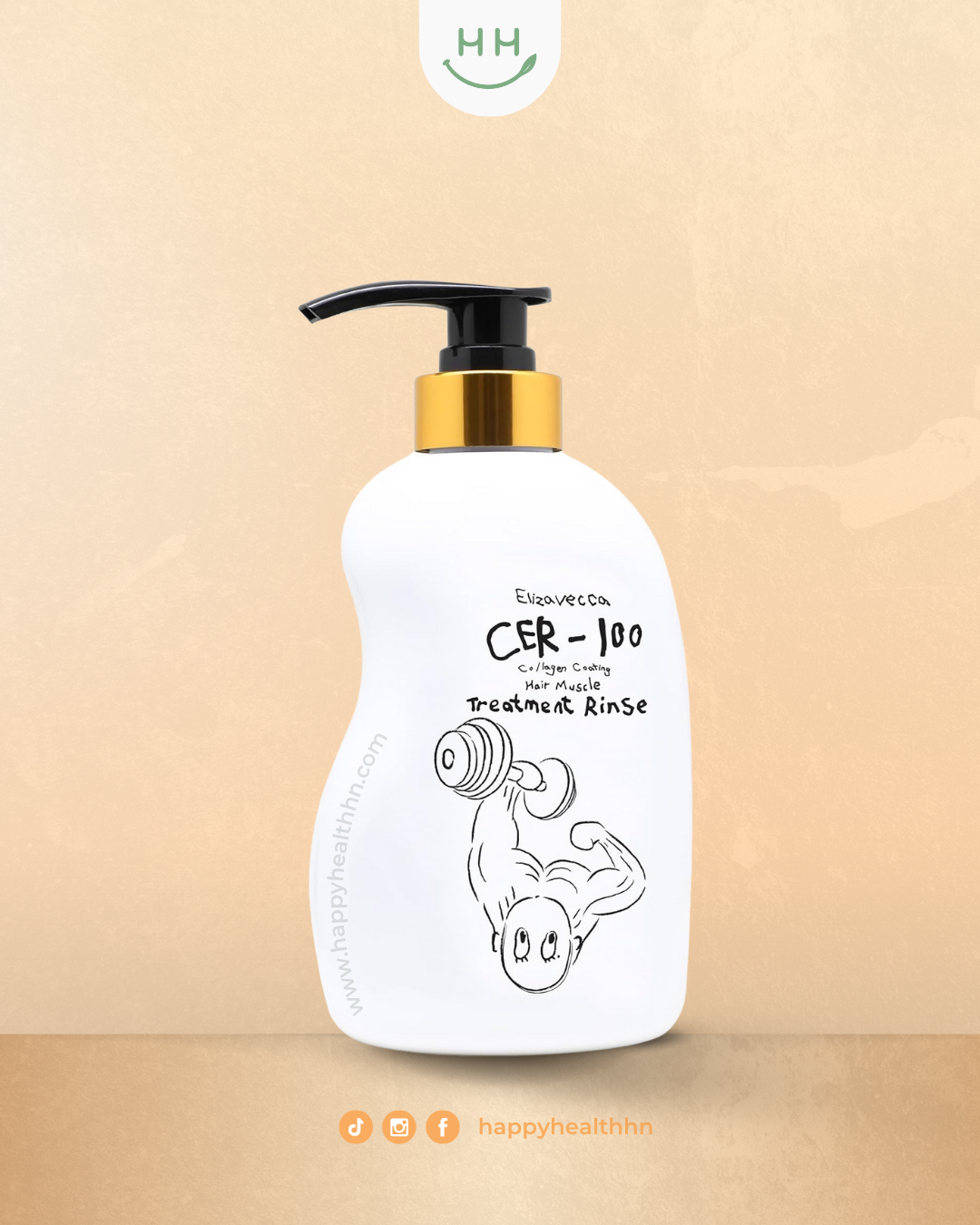 Elizavecca - Tratamiento Acondicionador con Colágeno para Cabello Dañado Hair Muscle (500ml)