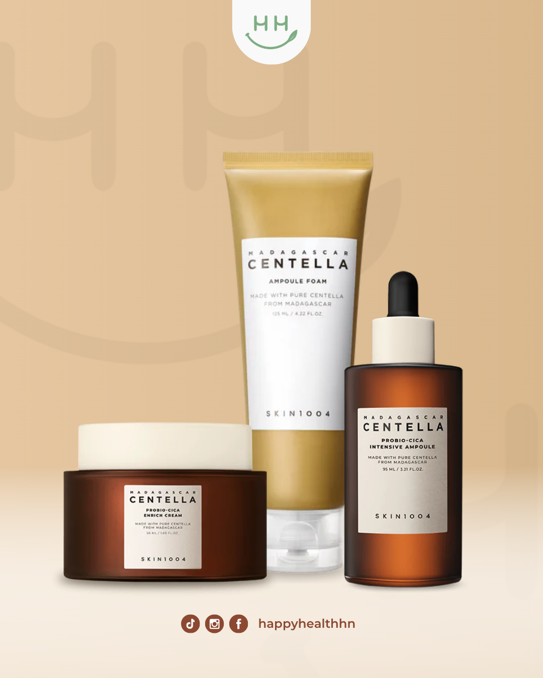 Skin1004 - Trio Probio-Cica + Centella - Fortalece tu piel desde la barrera cutánea