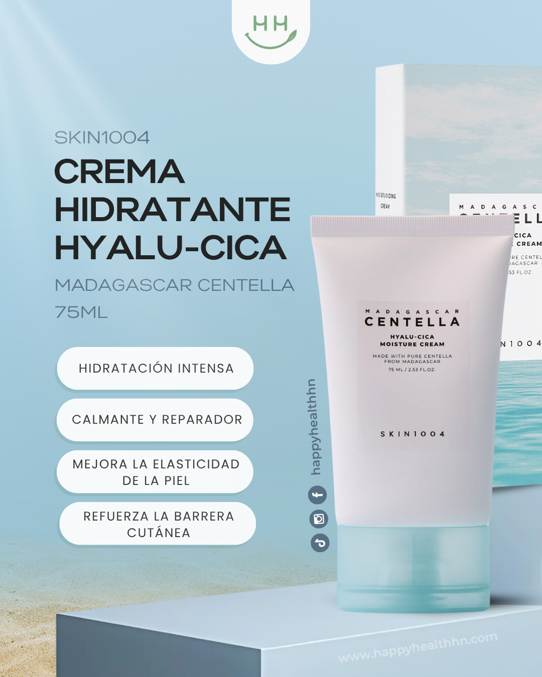Skin1004 - Hyalu-Cica Moisture Cream 75ml