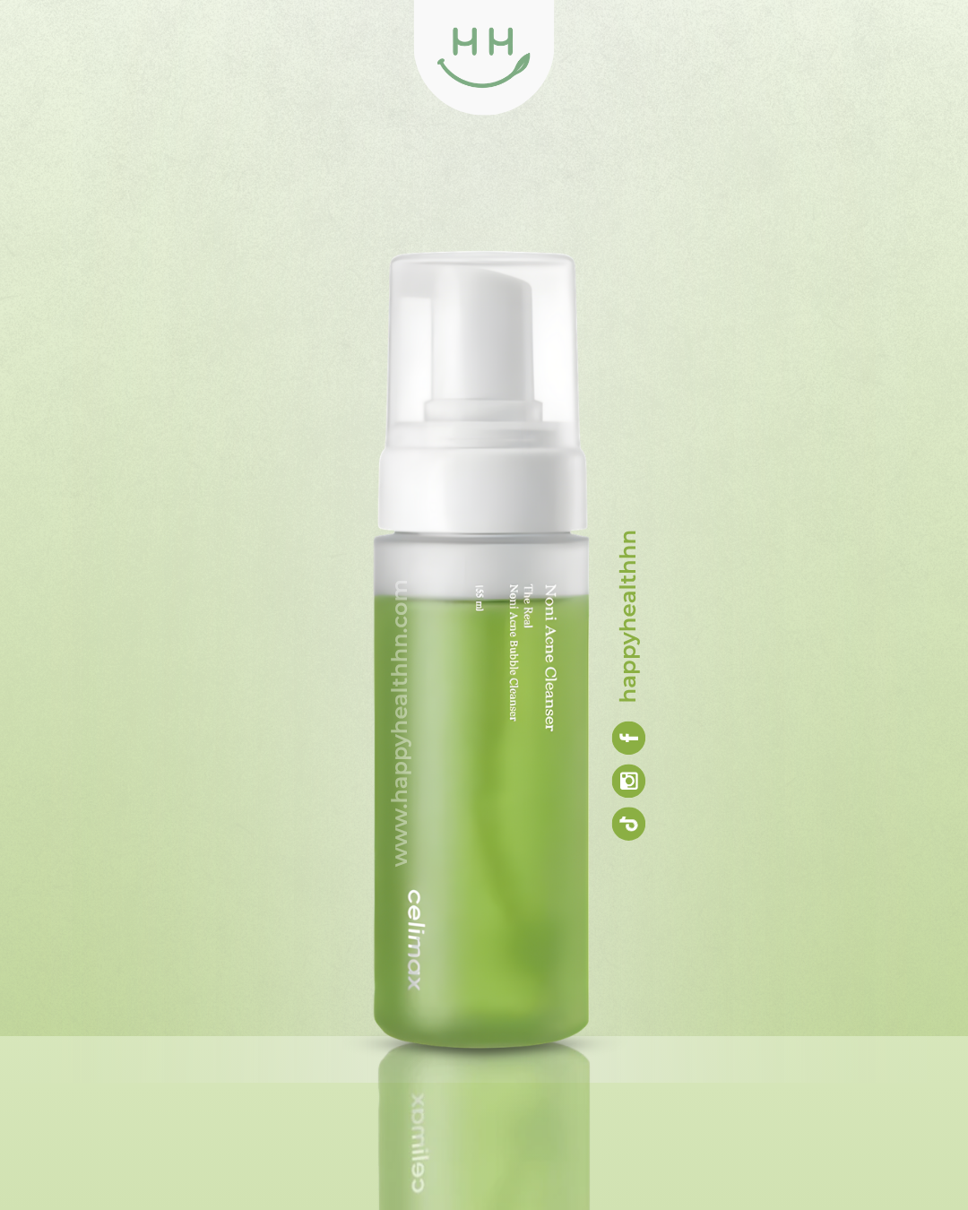 Celimax - Limpiador Facial para Acné - The Real Noni Bubble 155ml