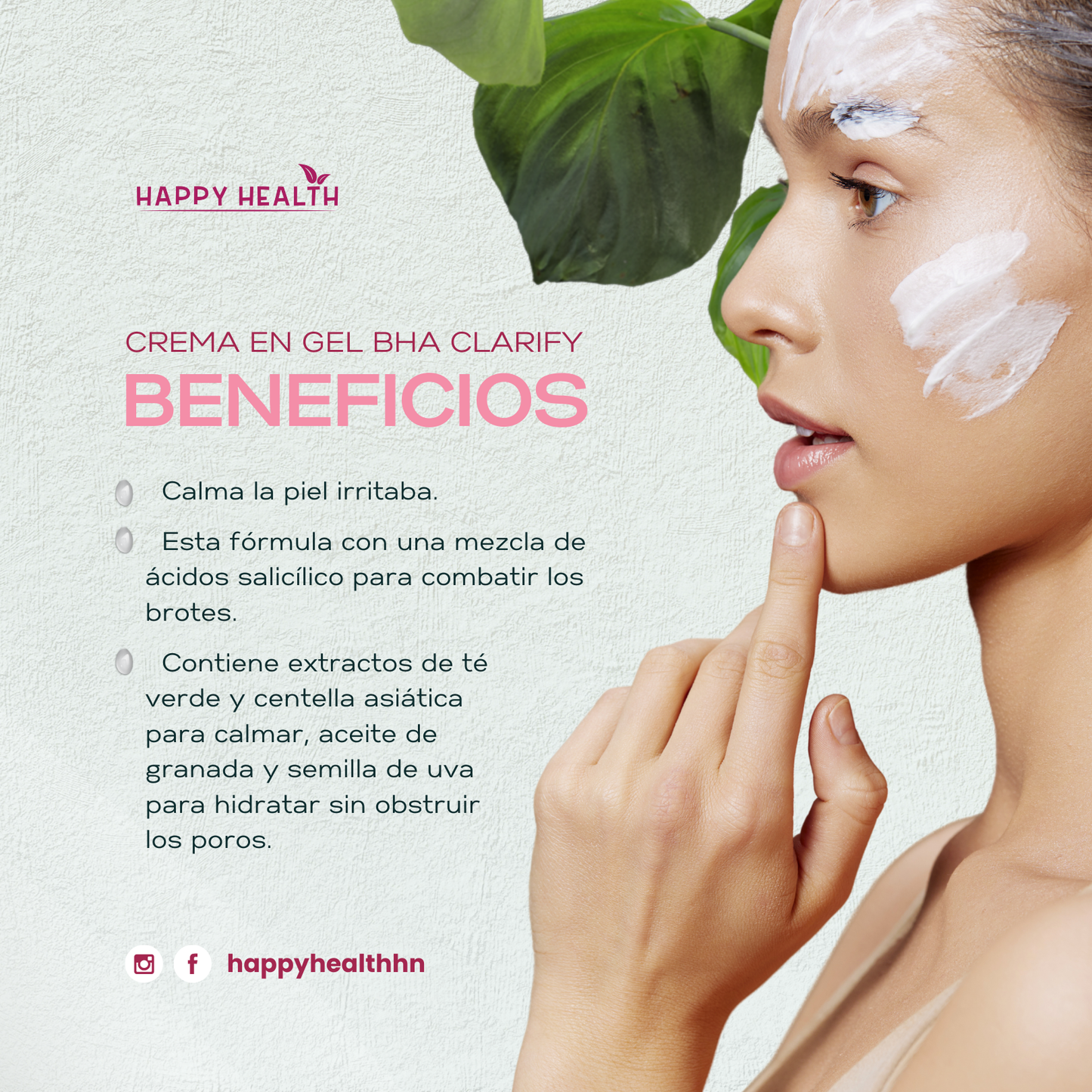 Good Molecules - BHA Crema de gel clarificante; con ácido salicilico, té verde y extracto de Gotu kola