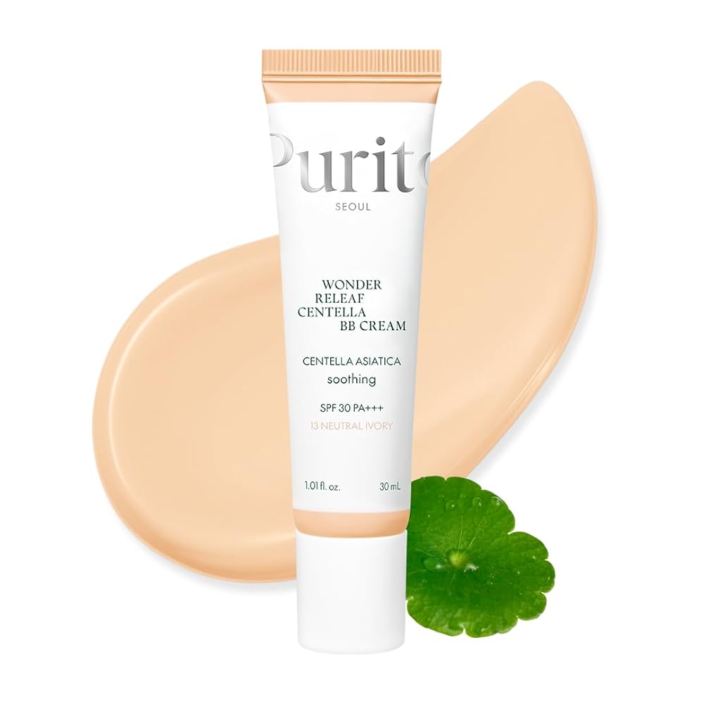 PURITO - BB Cream Calmante con 49% Centella Asiática SPF30