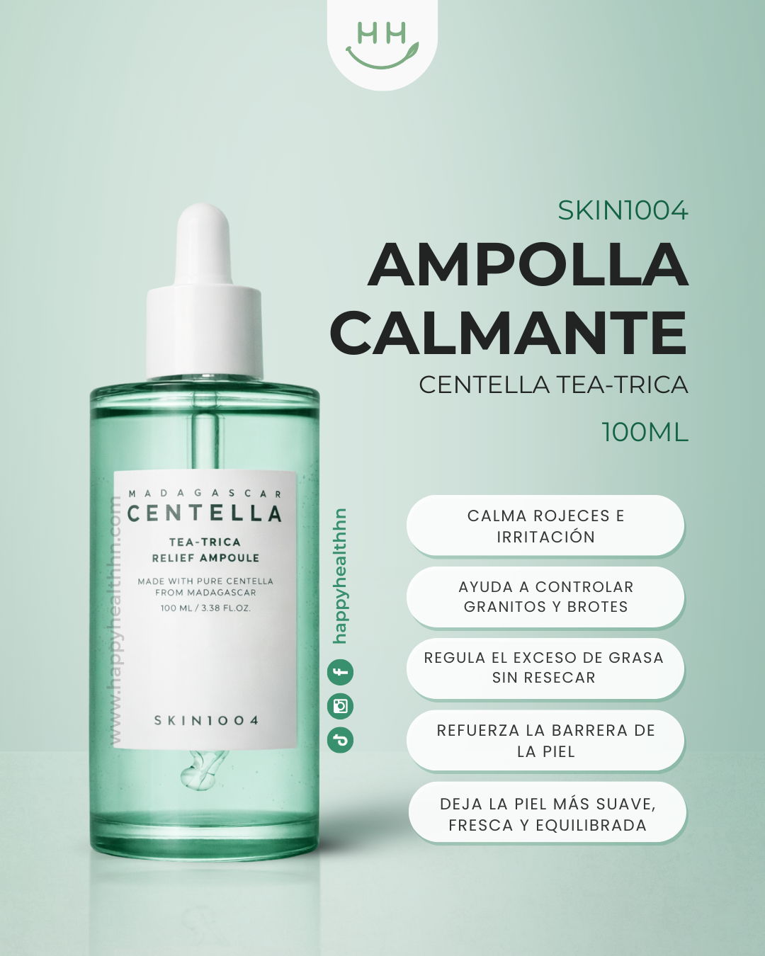 Skin1004 - Serum Calmante Anti-Acné con Centella y Árbol de Té (100ml)