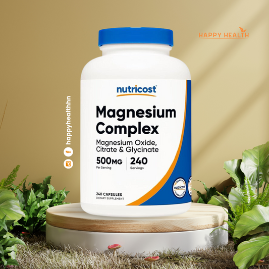 Nutricost - Complejo de Magnesio 500mg, 240 cápsulas