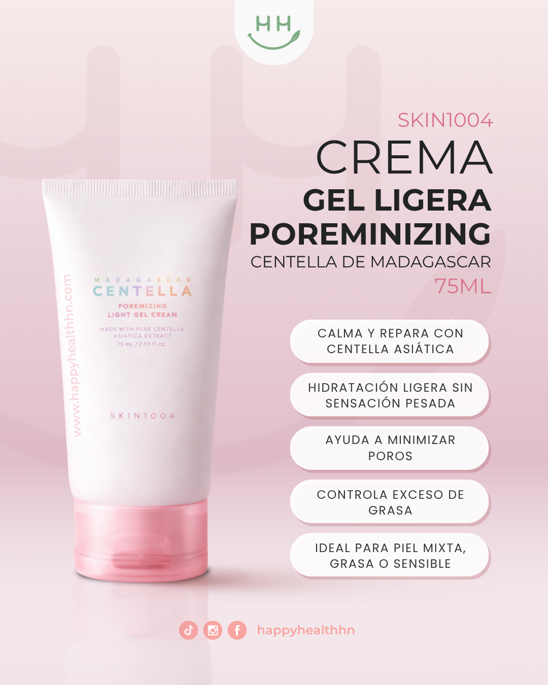 Skin1004 - Crema Gel Hidratante Poremizing (75ml)