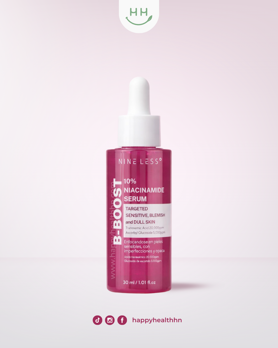 Nine Less - Sérum Iluminador con 10% Niacinamida y Péptidos (30ml)