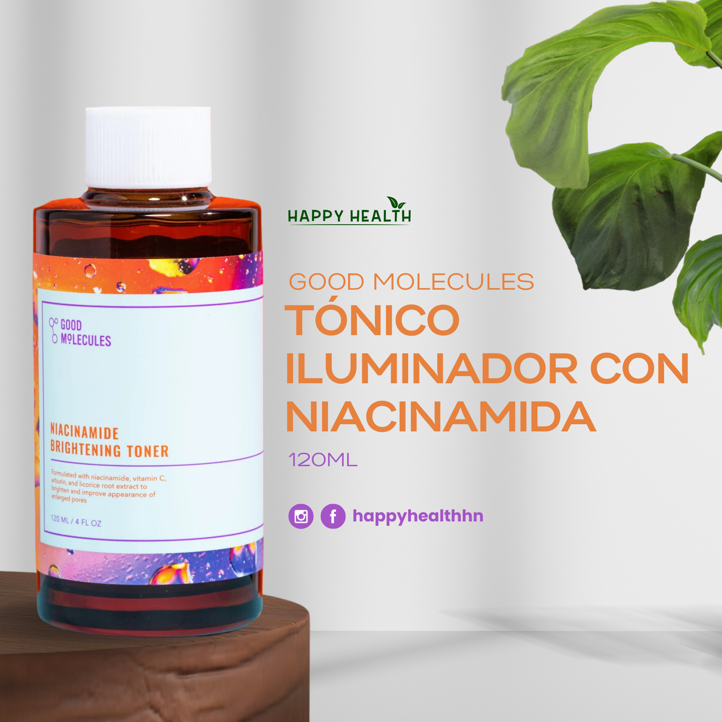 Good Molecules - Tónico iluminador con niacinamida, vitamina C