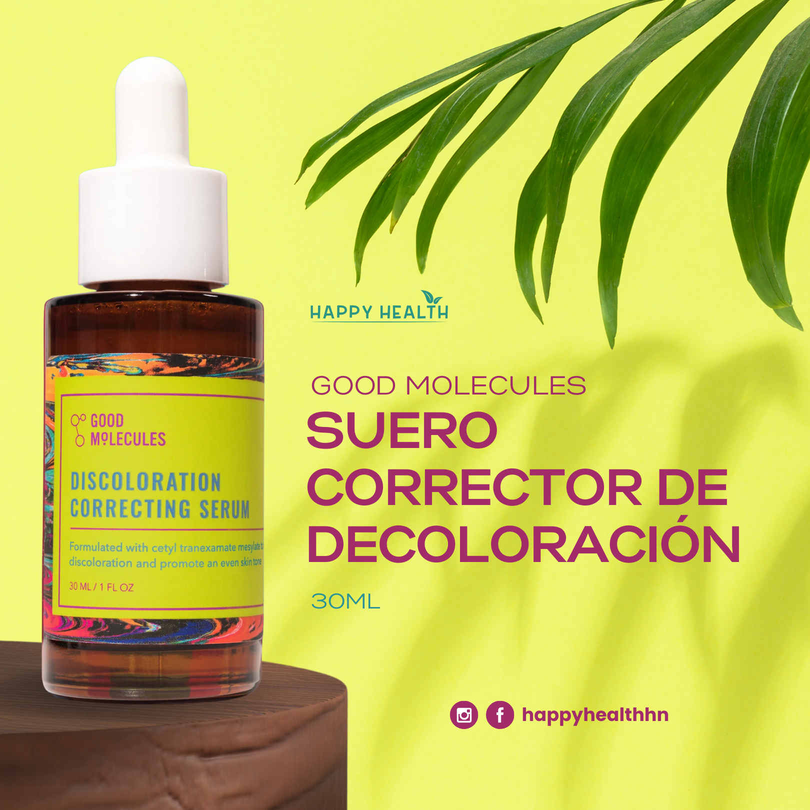 Good Molecules - Suero Corrector de Manchas - Ácido tranexamico y niacinamida 30ml