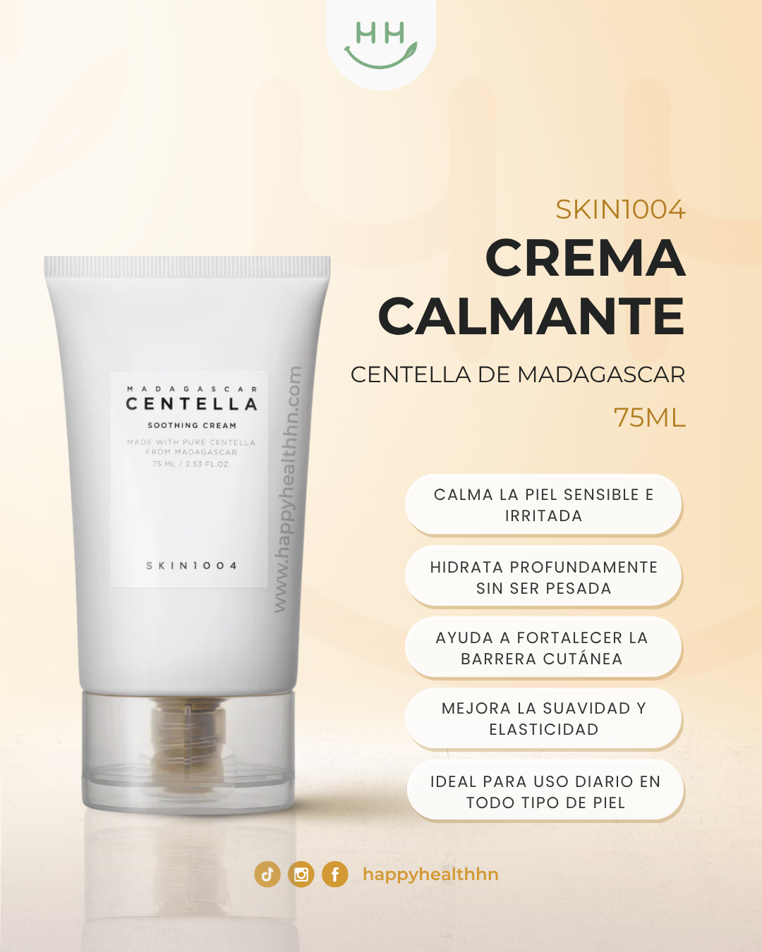 Skin1004 - Crema Facial Calmante Centella (75ml)