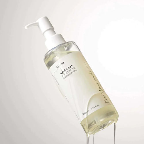 Aceite limpiador Anua Heartleaf Pore Control para eliminar maquillaje y controlar poros
