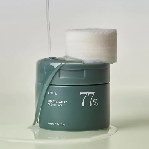 Anua Heartleaf 77 Clear Pad discos exfoliantes calmantes con 77% extracto de Houttuynia Cordata