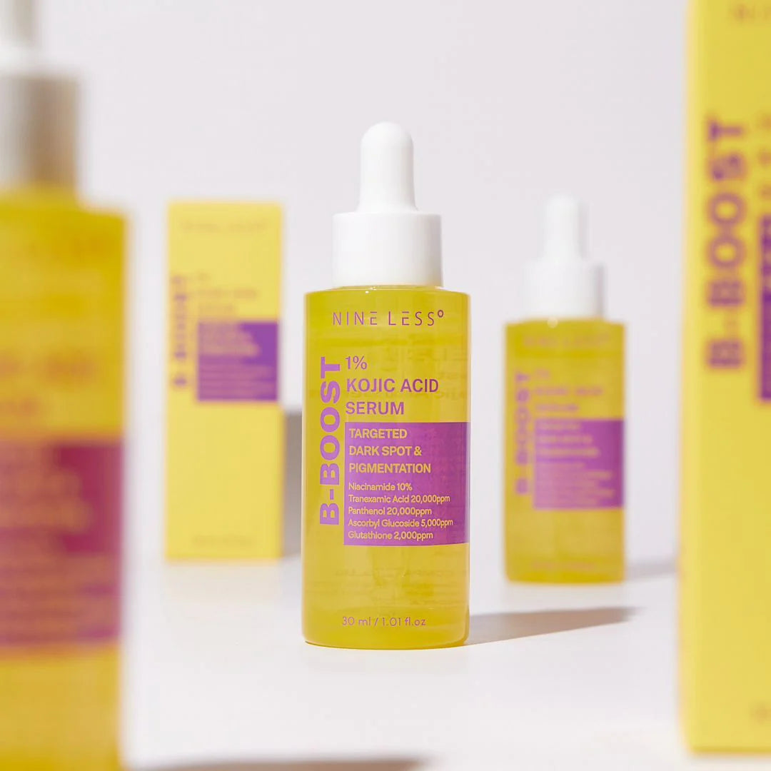 Nine Less - Serum Iluminador con Ácido Kójico 1% + Vitamina C + Arbutina 30ml