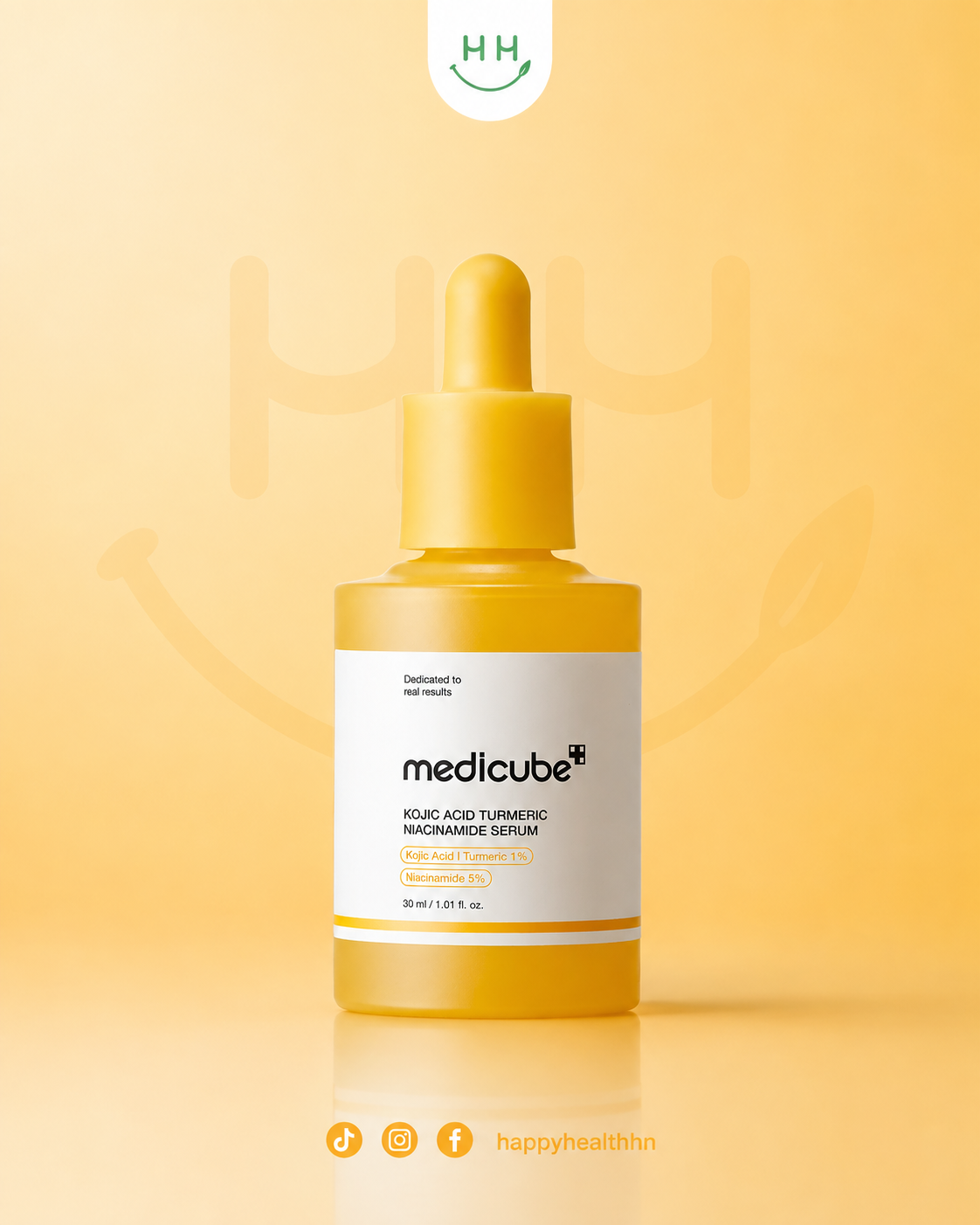 Medicube - Serum Anti-Manchas Ligero 30ml | Niacinamida 5% + Cúrcuma 1% + Micro-Cápsulas