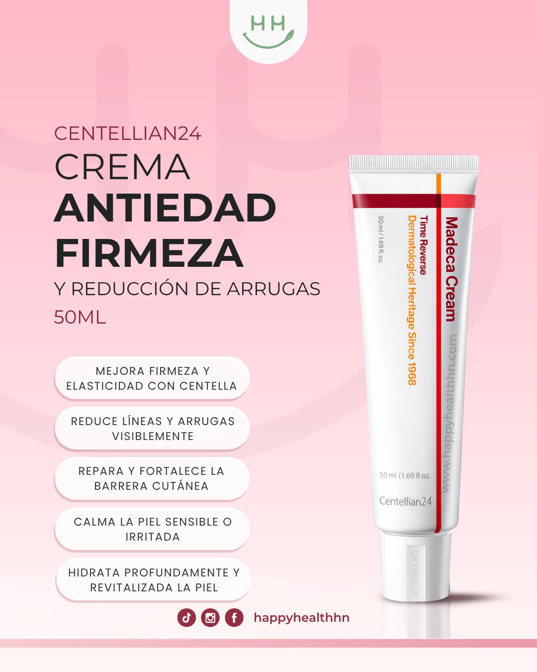Crema antiedad coreana Centellian24 firmeza arrugas colágeno Dongkook Pharmaceutical 50ml