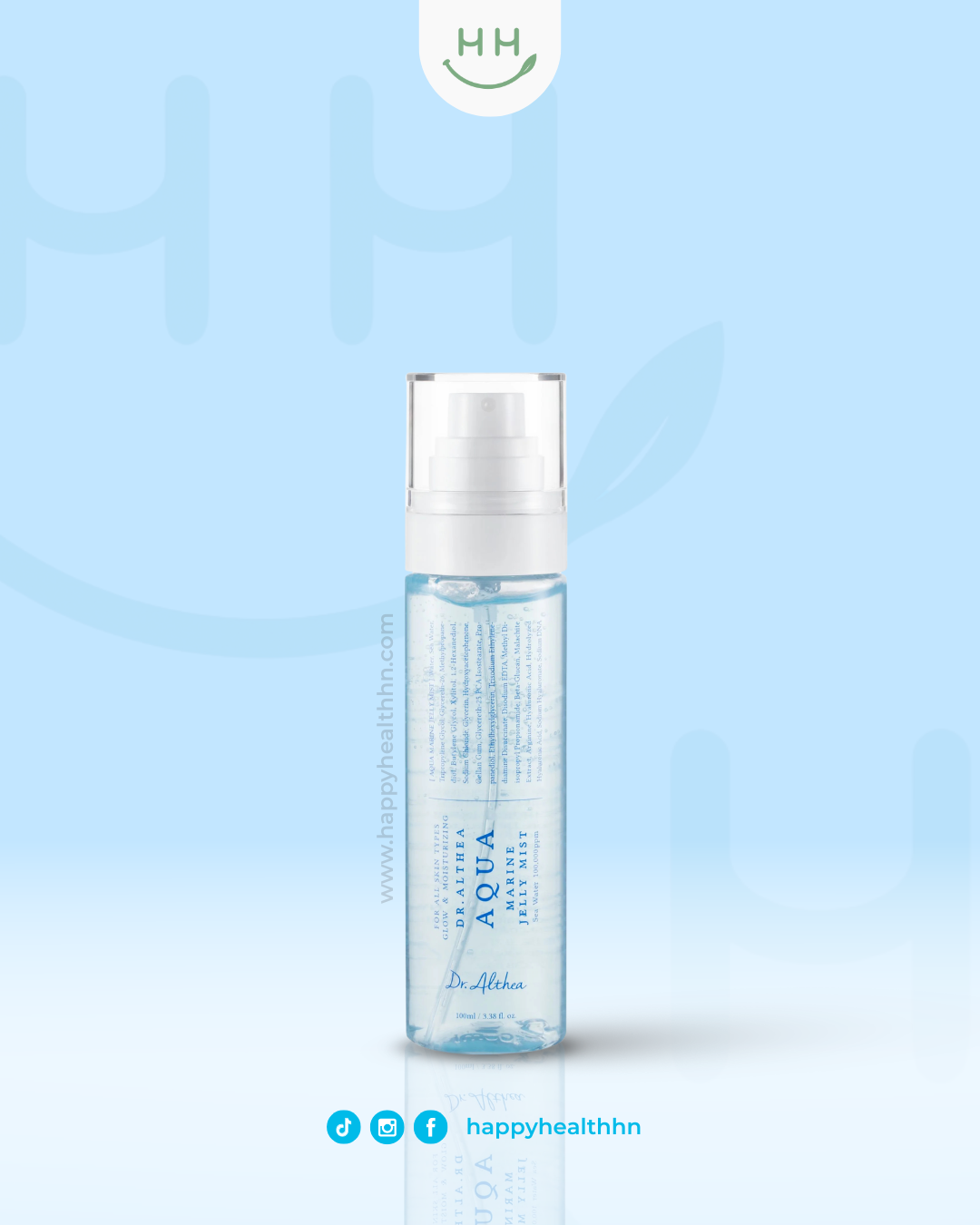 Dr.Althea Aqua Marine Jelly Mist 100ml bruma hidratante PDRN vegano K-Beauty