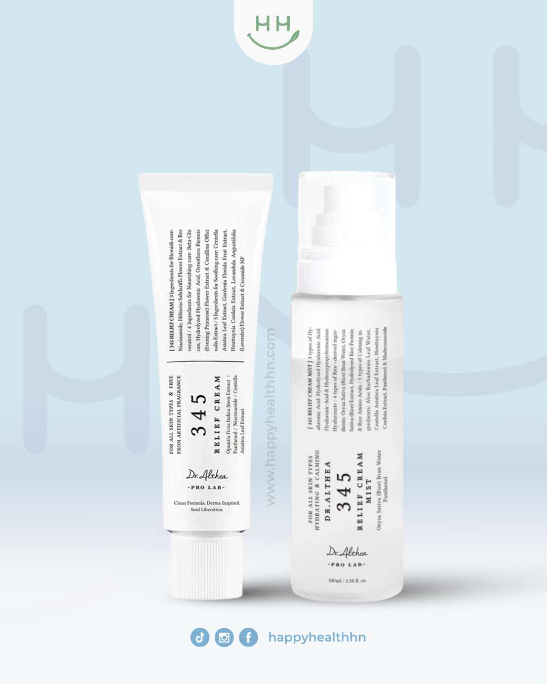 Dr Althea – Duo 345 Relief Cream + Mist