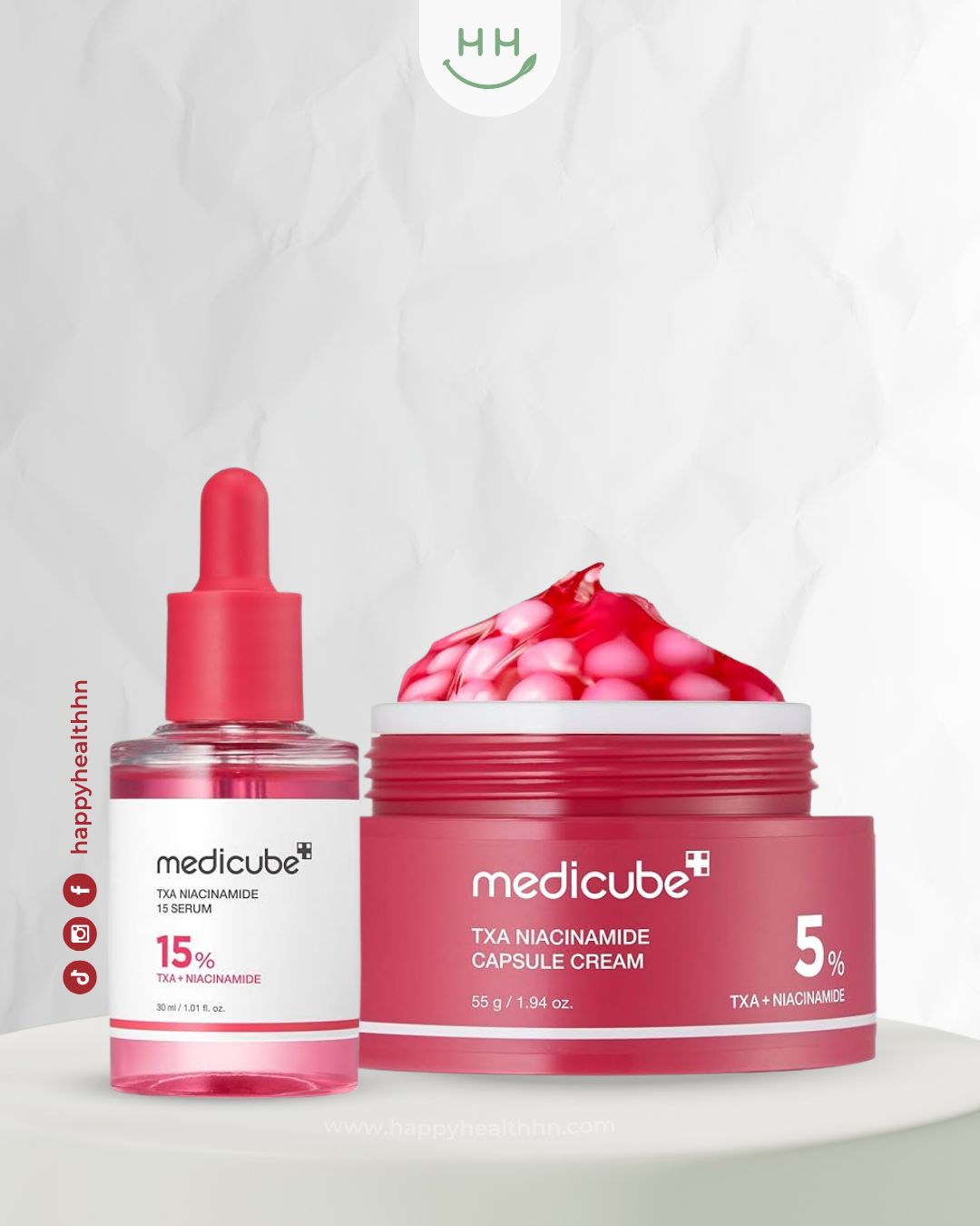 Medicube - Duo Antimanchas + Luminosidad con TXA y Niacinamida