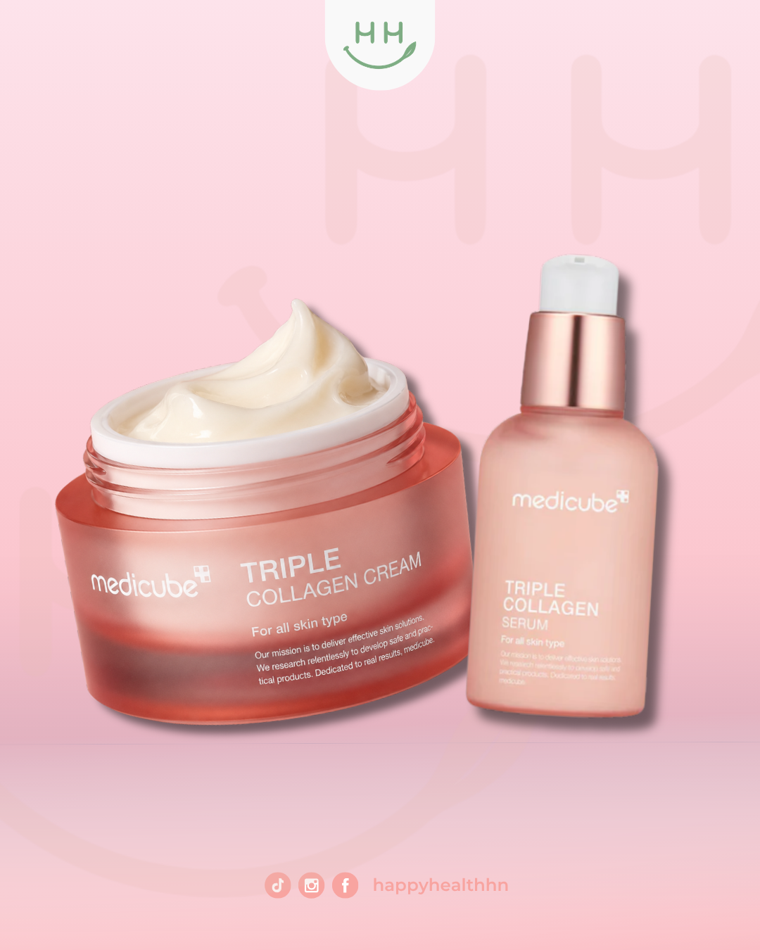 Medicube - Duo Triple Colágeno | Firmeza, Luminosidad y Glass Glow Anti-Aging