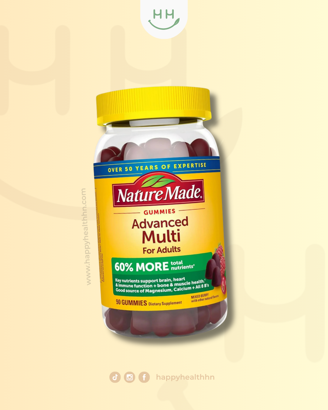 Gomitas multivitamínicas Nature Made para adultos con 60% más nutrientes