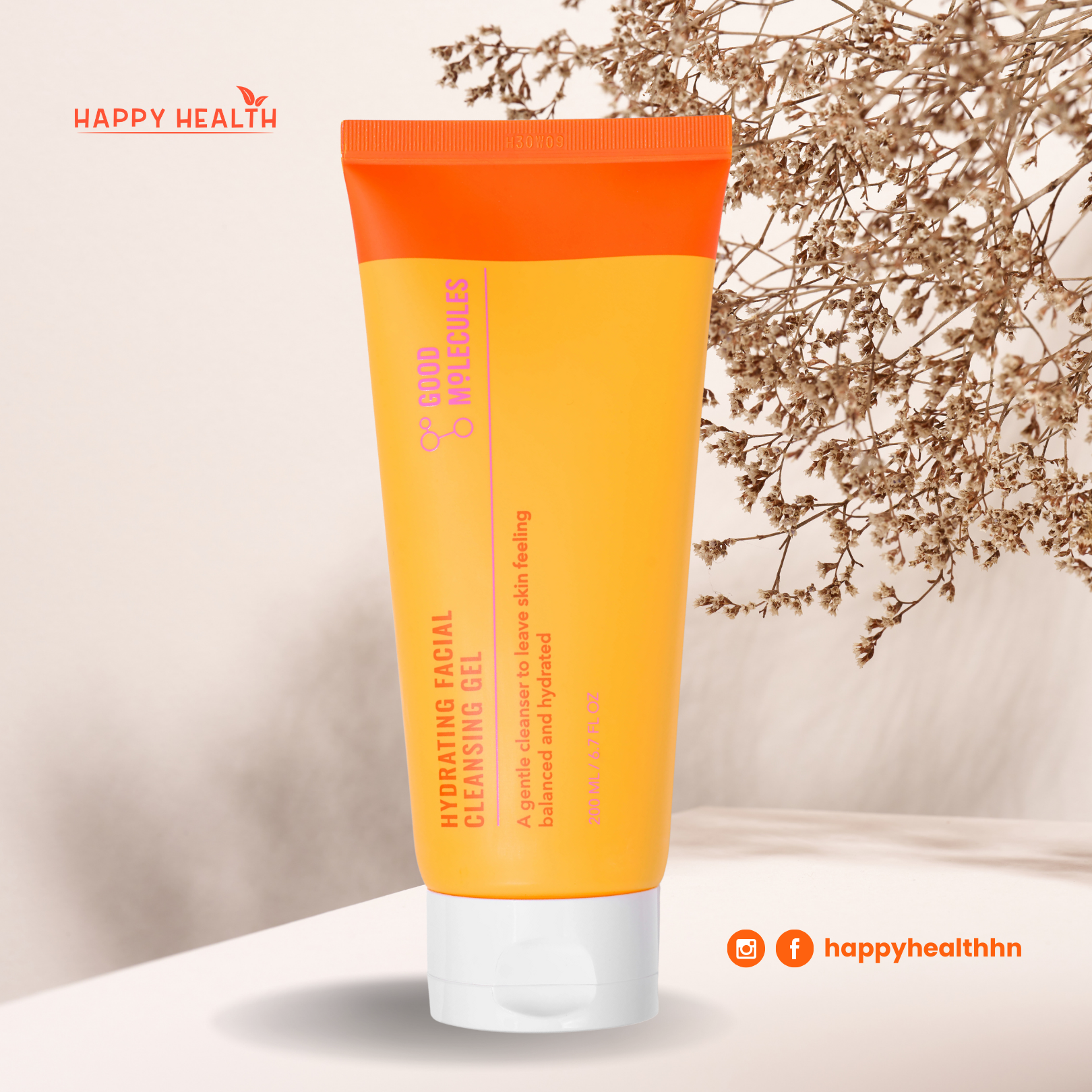 Good Molecules Gel Limpiador Hidratante para piel equilibrada y saludable