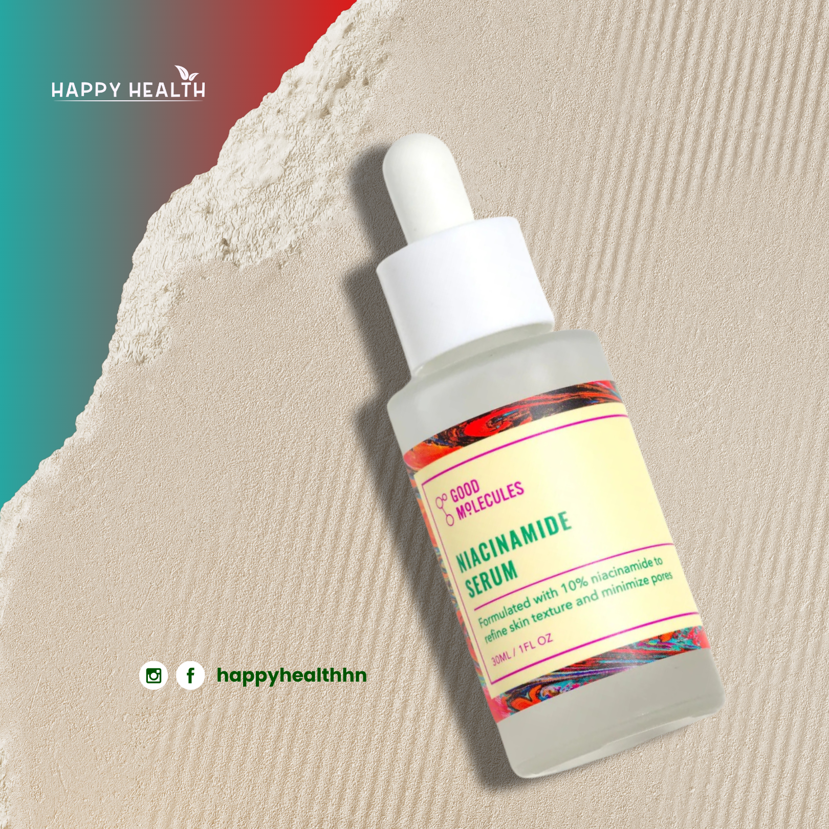 Suero facial Good Molecules Niacinamide para reducir poros y mejorar textura de la piel