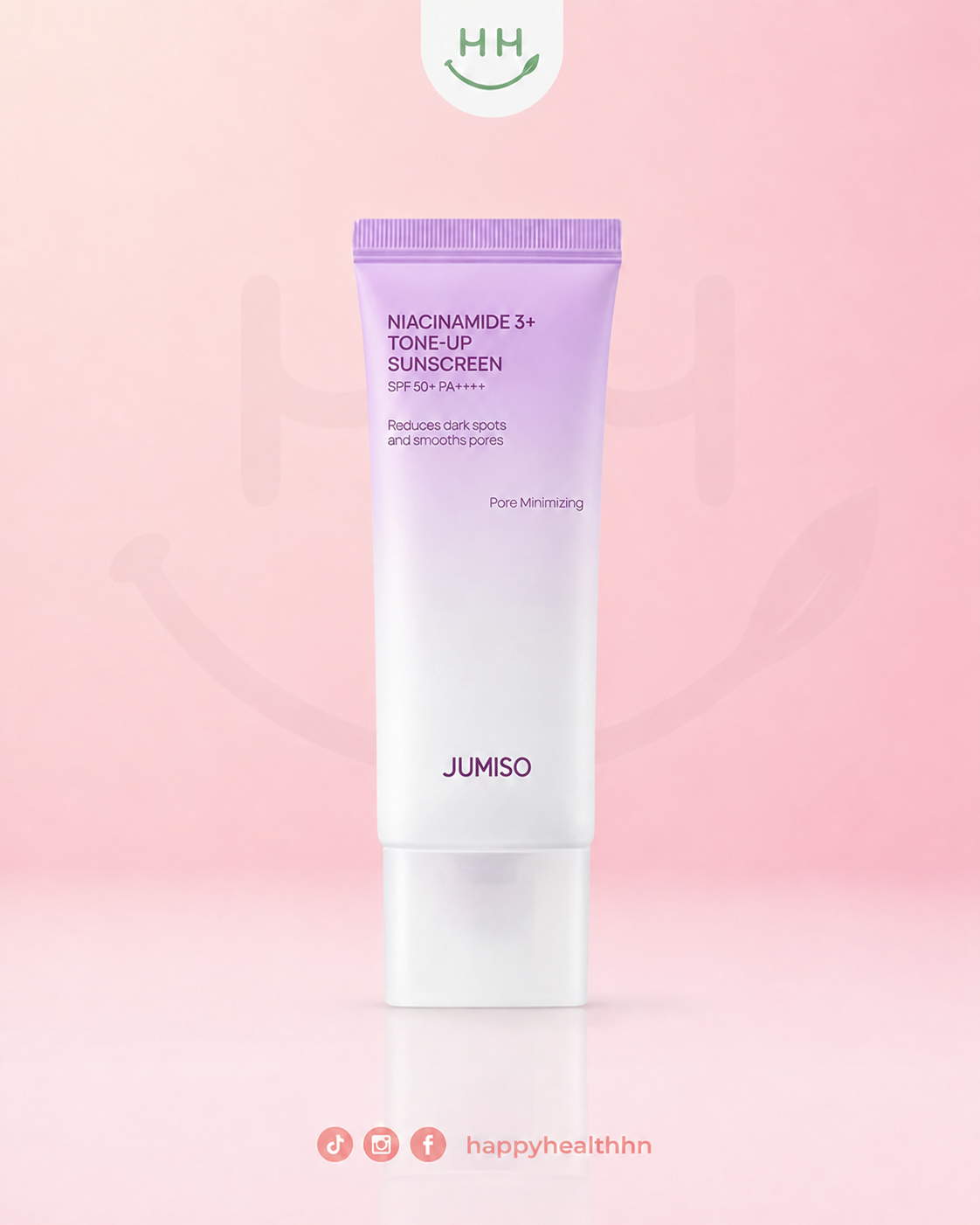 JUMISO Niacinamide 3+ Tone-up Sunscreen 40ml SPF50 PA++++ protector solar K-Beauty