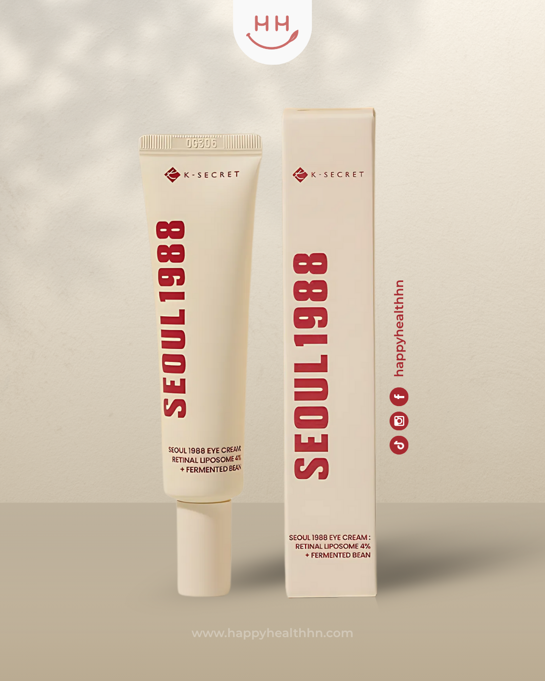 KSecret SEOUL1988 Eye Cream crema para contorno de ojos con ingredientes tradicionales coreanos