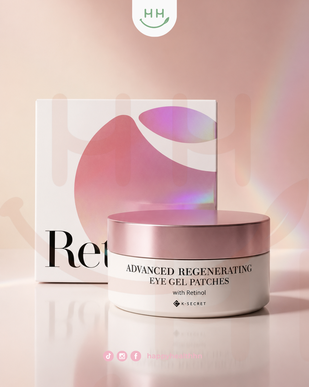 KSECRET RETINOL Advanced Regenerating Eye Gel Patches 60pcs parches hidrogel K-Beauty