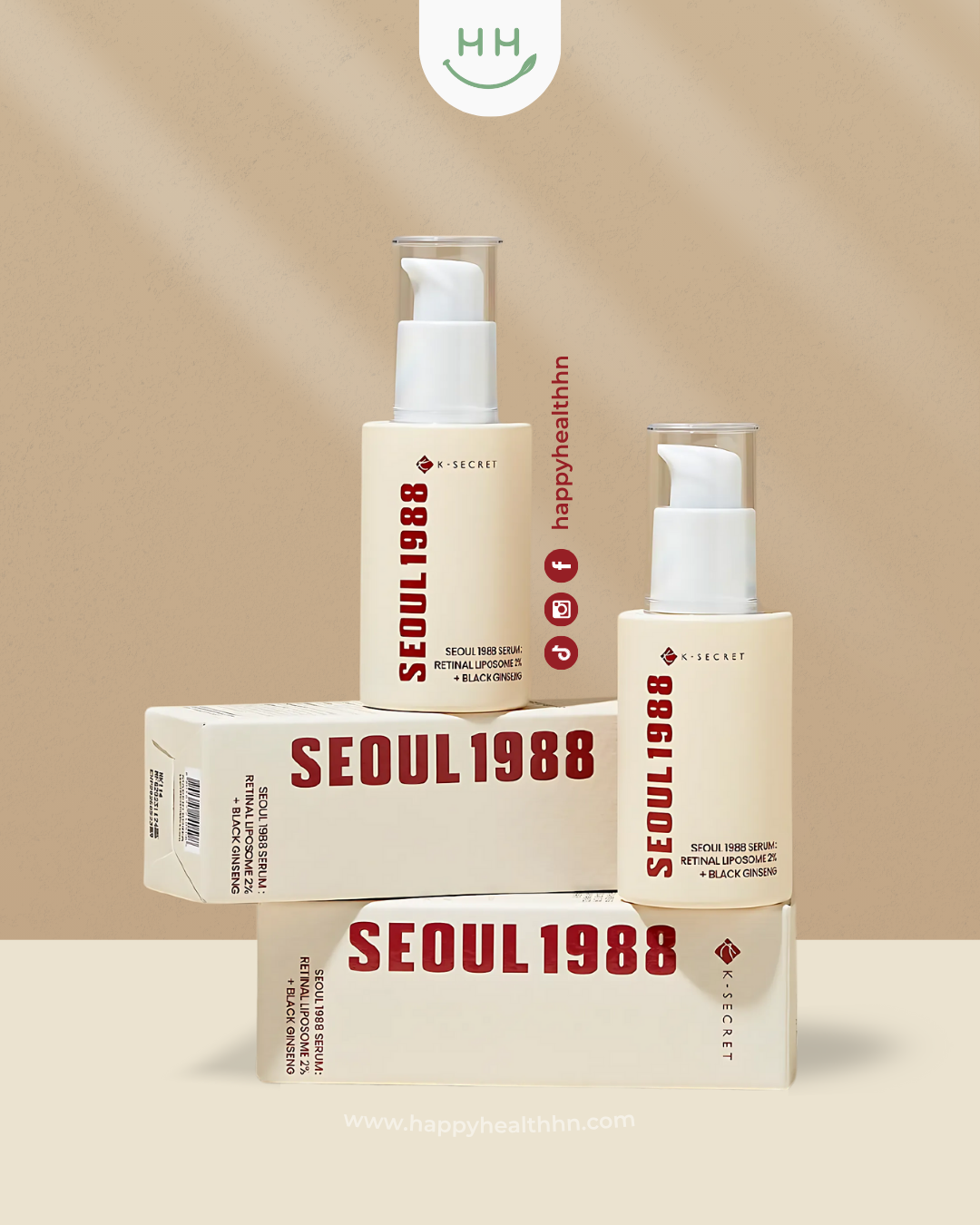 KSecret Seoul 1988 Retinal Liposome 2% 30ml sérum anti-edad con ginseng negro