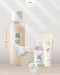 Kit Beauty of Joseon con jabón limpiador, tónico de arroz, sérum
&nbsp; &nbsp; iluminador y protector solar – cuidado coreano completo