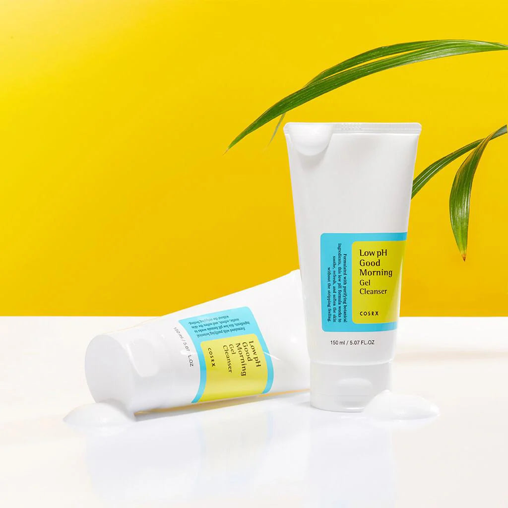 Limpiador facial en gel CosRx Low pH Good Morning para piel sensible y grasa