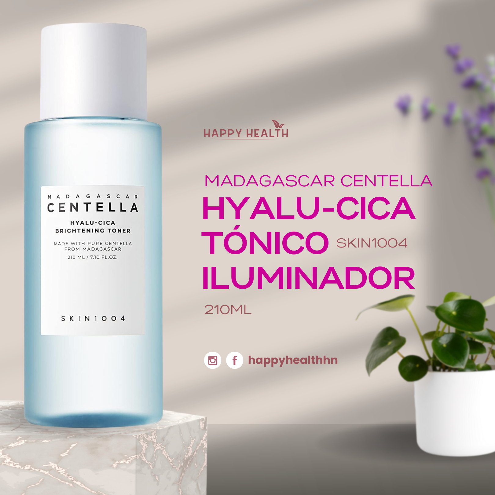 Skin1004 - Tónico Iluminador Hyalu-Cica 210ml
